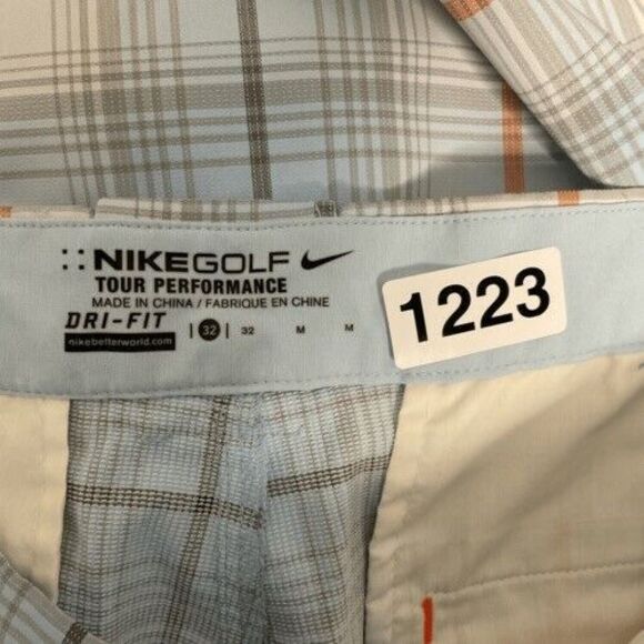 NWOT Nike Dri Fit Tour Performance Golf Stretch Flat Front Shorts Men Size 32 - Picture 4 of 10